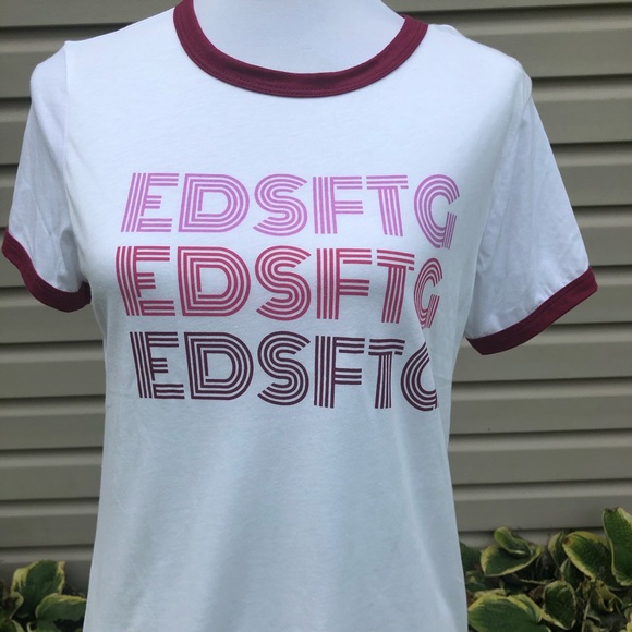 NWT Vineyard Vines EDSFTG Slogan Ringer Tee - Picture 5 of 8